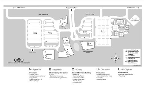 Glendale Community College Campus Map - Maping Resources