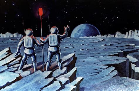 Space oddity: 8 paintings by the first man in outer space - Russia Beyond