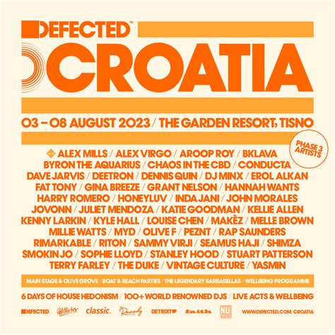 DEFECTED CROATIA UNVEILS FINAL PHASE OF 2023 LINE-UP! | Defected Records™ - House Music All Life ...