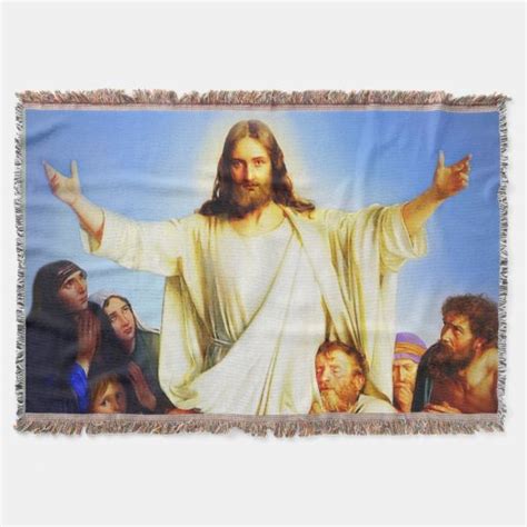 Jesus Christ the Consoler Throw Blanket | Zazzle