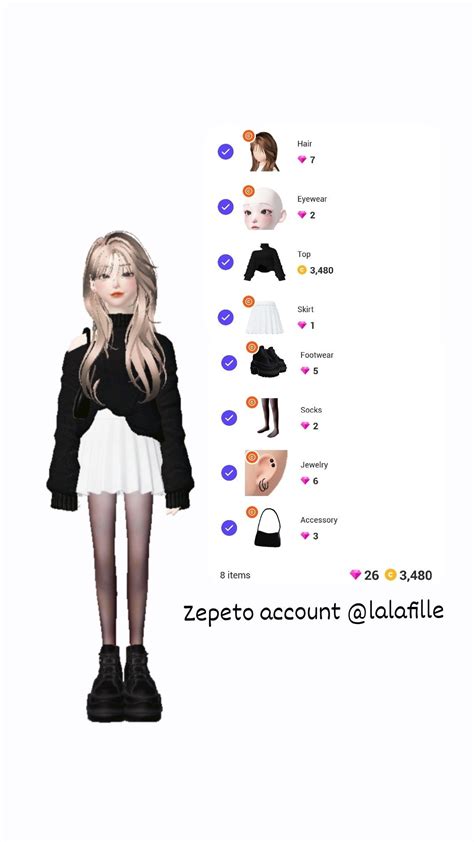 Zepeto outfit ideas