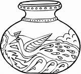 Flower Vase Coloring Pages  Cool sketch template
