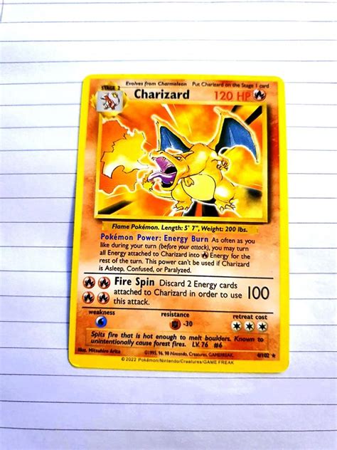 Official Charizard card, Hobbies & Toys, Toys & Games on Carousell