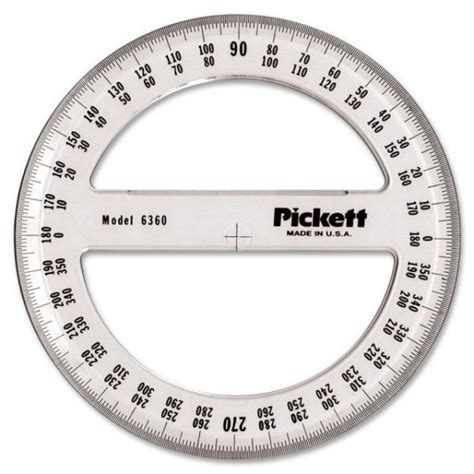 Chartpak Full Circle Protractor - CHA6360 | OfficeSupply.com