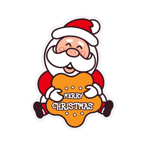 Free Customizable Santa Claus Stickers | DocHipo