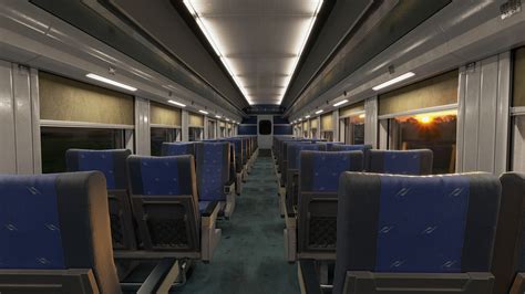 ArtStation - Railway Train Interior | Resources