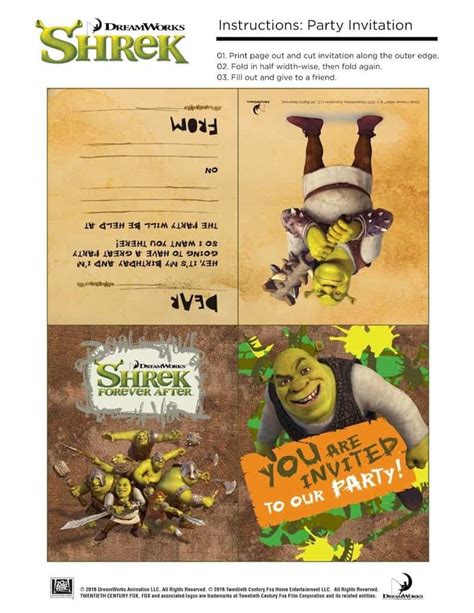 Shrek Party Games