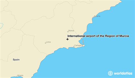 International airport of the Region of Murcia (RMU) - WorldAtlas