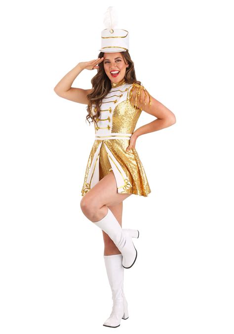 Womens Golden Marching Band Costume - Walmart.com