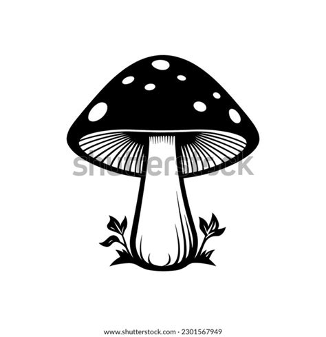 5,465 Mushroom Black Ink Images, Stock Photos, 3D objects, & Vectors ...