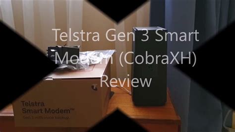 Telstra Gen 3 Smart Modem Review - YouTube