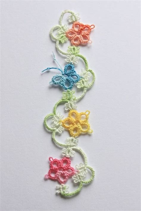 Image result for free needle tatting patterns for bookmarks | Needle tatting patterns, Shuttle ...