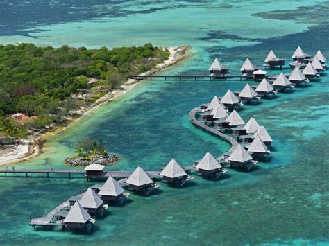 overwater-bungalow-jettys-aerial-lescapade-island-resort-new-caledonia ...