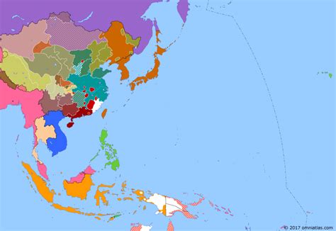 Creation of Manchukuo | Historical Atlas of Asia Pacific (18 February 1932) | Omniatlas