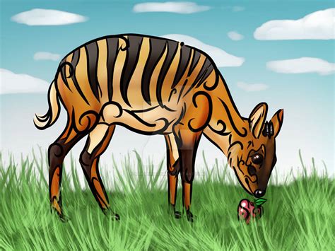 Things That Exist #9 - Zebra Duiker by SarahRitter on DeviantArt