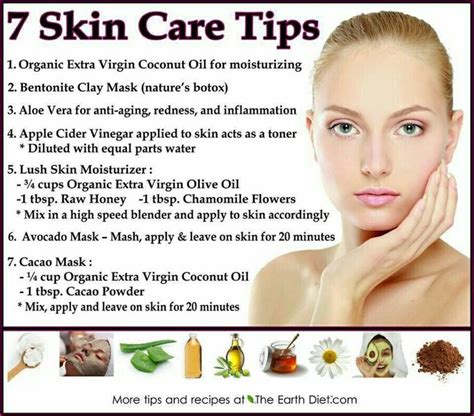 7 Natural Skin Care Tips | Skin care tips, Beauty skin care, Best natural skin care