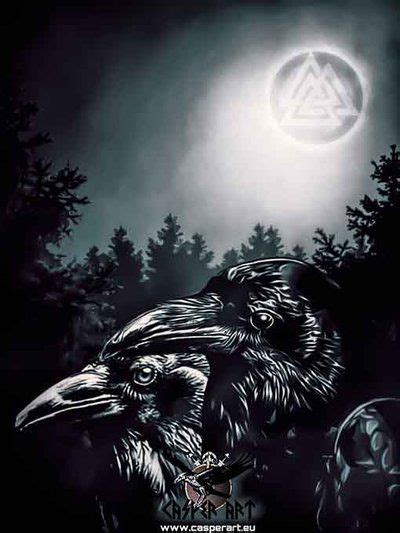 Huginn and Muninn | Norse, Norse mythology, Viking life