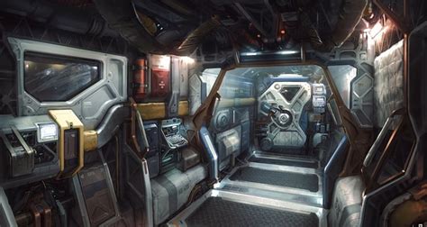 Starfield: New images show ship interiors and bases in concept art ...