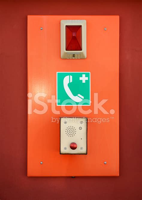 Emergency Sign / Intercom Stock Photo | Royalty-Free | FreeImages