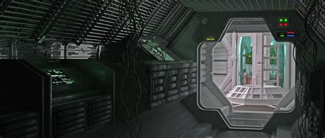 ArtStation - Nostromo (wired version)