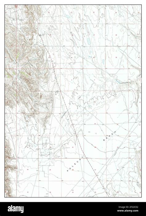 Elk Basin, Wyoming, map 1966, 1:24000, United States of America by ...