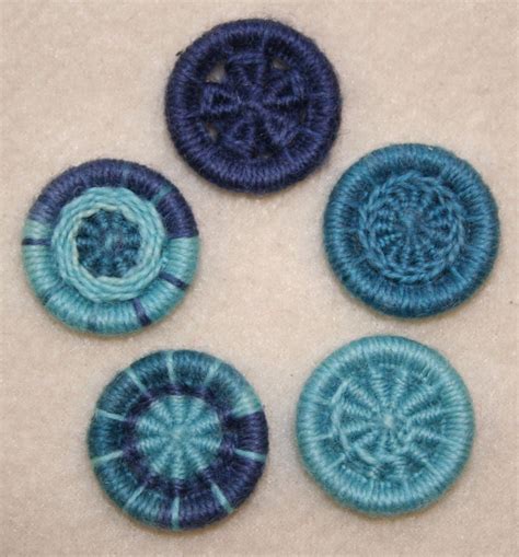 Blues Dorset button kit mixed pack 5 patterns 10 buttons