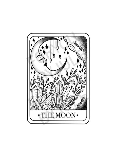 Moon Tarot Card Art | ubicaciondepersonas.cdmx.gob.mx