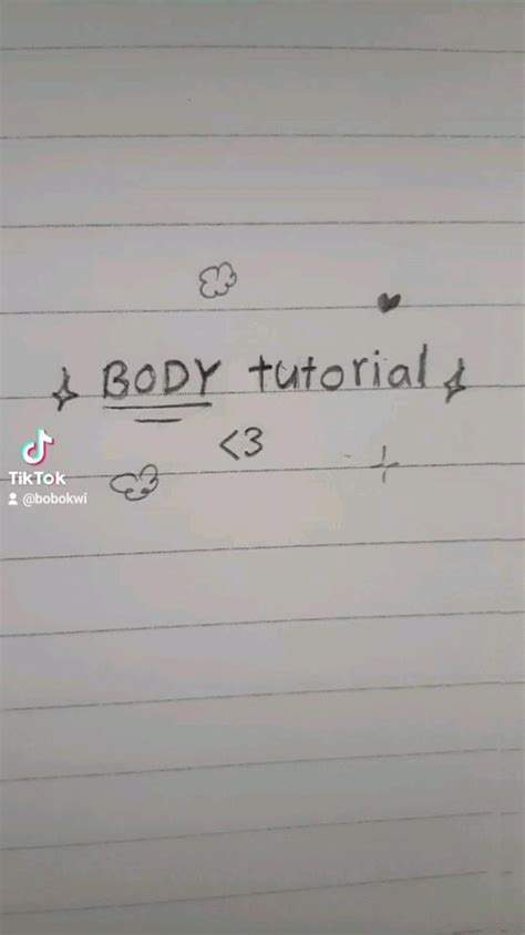 body tutorial | Body tutorial, Body pose drawing, Figure drawing