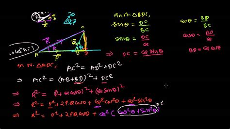 Derivation : Triangle Law of Vector Addition - YouTube