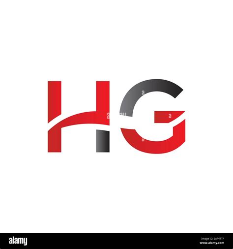 letter HG Logo Design Vector Template. Initial Linked Letter HG Vector Illustration Stock Vector ...