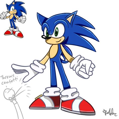 Quick Sanic Drawing by Jolibe on DeviantArt