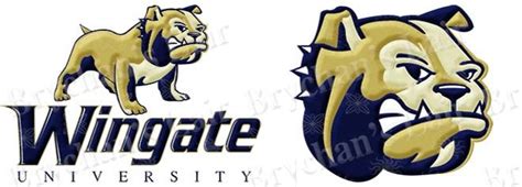 Wingate University Bulldogs Custom Designer Grosgrain Ribbon - Brychan ...