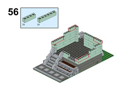 Lego City House 1 Modular Instructions Custom City Town Building Design ...