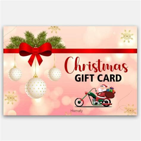 Christmas Gift Card | Christmas Gifts - Homafy