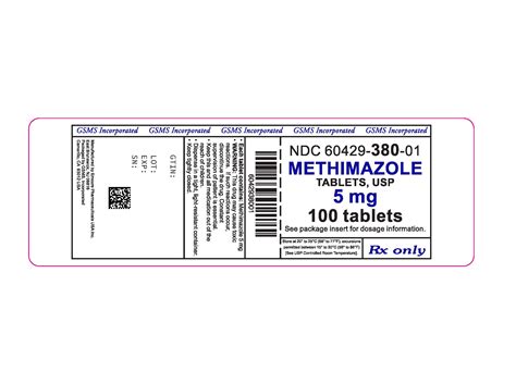 Methimazole by Golden State Medical Supply, Inc. METHIMAZOLE tablet