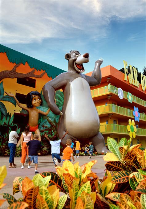 Disney Resort Hotels, Disney's Pop Century Resort - Jungle Book, Walt Disney World Resort ...