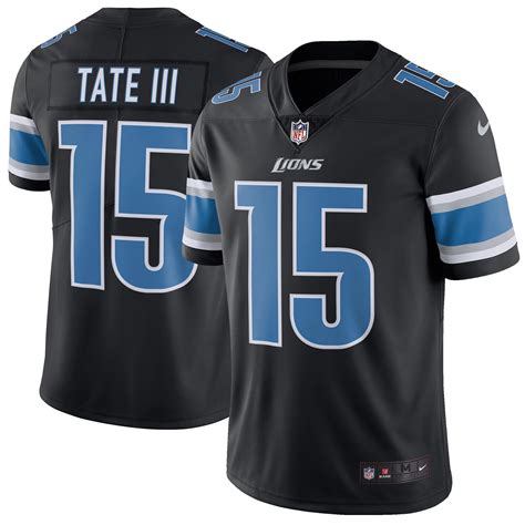 Nike Golden Tate Detroit Lions Black Color Rush Limited Jersey