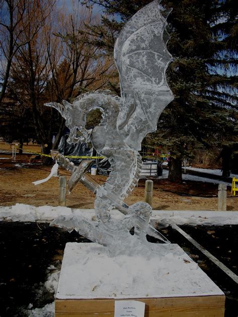 Dragon and Sword Ice Sculpture by XxGothic-AngelxX on DeviantArt