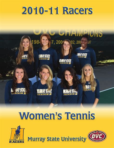 2010-11 Murray State Women's Tennis Media Guide by Murray State - Issuu