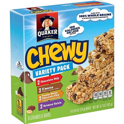 Quaker Chewy Variety Pack Granola Bars 30000311882 | eBay