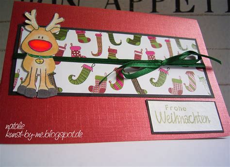 INKognito ~ Cards by Natalie: Rentier Weihnachtskarte (reindeer christmas card)