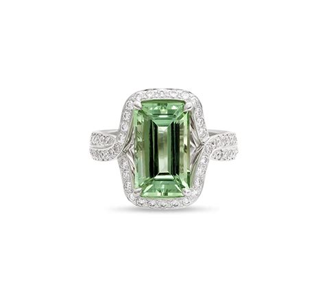 Green Beryl Ring - Rohan Jewellers