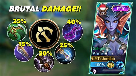 KARRIE DIBUFF DAMAGE NYA SAKIT BANGET, BAKALAN JADI MM TER OP SEASON 27 ...