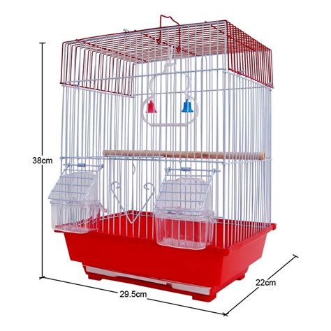 Factory Wholesale Small Parrot Bird Cage External Flat-top Bird Cage ...