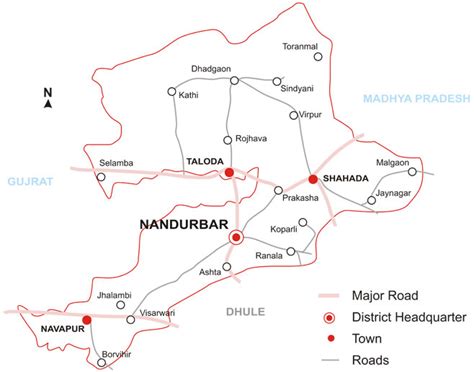 Talukas in Nandurbar District | Nandurbar District Map | Maharashtra Villages ~ Maharashtra's ...