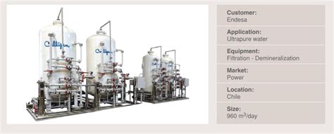 Ultrapure Water Production Plant, 960 m3/day CHILE | Culligan Africa