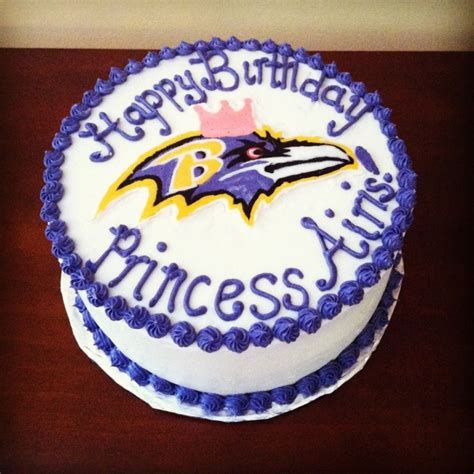 Baltimore Raven's Birthday Cake - CakeCentral.com