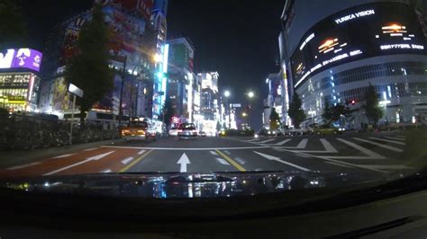 [HD] Night Drive in Tokyo City (Shinjuku, Shibuya, Roppongi) - YouTube