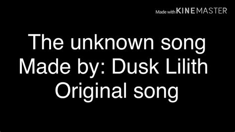 The unknown song - YouTube