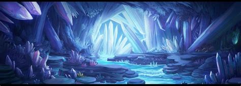 Crystal cave by Karbo on DeviantArt | Crystal cave, Fantasy landscape ...